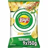 Lay's Subway Chicken Terriyaki - Knusprig gewürzte Kartoffelchips für eine gelungene Party (9 x 150 g)