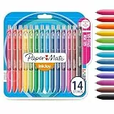 Paper Mate InkJoy Gelstifte | mittlere Spitze (0,7mm) | sortierte Farben | 14 Stück