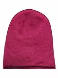 Cashmere Dreams Slouch-Beanie-Mütze mit Kaschmir - Hochwertige Strickmütze für Damen Mädchen Jungen - Hat - Unisex - One Size - warm und weich im Sommer Herbst und Winter Zwillingsherz
