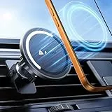 andobil 2026 Upgrade Handyhalterung Auto Magnet [24 x N56 Starker Magnet] für Magsafe Autohalterung, Handy Halterung Auto Lüftung Kompatibel mit iPhone 17 16 15 14 13 Pro Max Samsung S26 25 Ultra usw