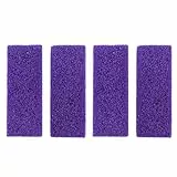 EXCEART 4 Stück Vulkanischer Bimsstein Pediküresteine ​​für Die Massage Pediküre Glasstein Fuß Stein Steinschrubber Für Harte Haut Kallus Pu Violett Einstellen Kosmetik