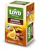 LOYD - Rooibos Tee Orange & Zimt - 20 Einzelverpackte Teebeutel - Premium Qualität, Aromatischer, Süß, mit Orangenschale & Hagebuttenfrucht, Mild, Koffeinfrei, für Kinder, Schwangere, Stillende - 40g