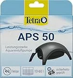 Tetra APS 50 Aquarium Luftpumpe - leise Membran-Pumpe für Aquarien von 10-60 L, schwarz