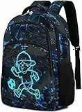 LOIDOU Schulrucksack Jungen Kinder Rucksack Schulrucksack Mädchen Reflektierender Kinderrucksack leicht kindgerecht Kinder Rucksäcke Schule Geschenke