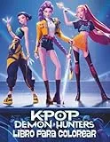 K-Pop DEM0N Hunters Libro para colorear