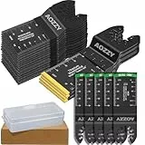 50 Tlg Multitool Sägeblätter Holz Set, Oszillierende Sägeblätter Titan 5 tlg Multitool Sägeblätter, für Metall und hartes Material,Universal SchnellwechselOszillierendes Zubehör Kompatibel mit Bosch