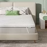 Novilla Matratzen Topper 140x190 7.5 Höhe Gel Topper Memory Foam MatratzenTopper für Boxspringbett Wohnwagen Schlafsofa Matratzenauflage Bezug Waschbar Oeko-TEx