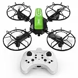 LE-IDEA Zusammengebaut Drone mit Wettbewerbsmodell, RC Quadcopter mit 3 Geschwindigkeitsmodi Headless Modus, Mini Drone mit Propellerschutz und 2 Akkus Educational Aircraft für Anfänger