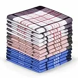 Aomig Taschentücher Herren, 12 Stück Baumwolle Stofftaschentücher Set, Traditionelle Taschentücher Stoff Herren Handkerchief, 36cm x 36cm