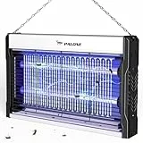 PALONE Insektenvernichter Elektrischer 3200V, 2 Ersatz-UV-Röhren Bug Zapper USB Wandmontierter Mückenlampe mit Kabel Elektrische Fliegenfalle für Innen, Insektenlampe Gegen Mücken, Fliegen, Gnitzen