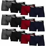 MERISH Boxershorts Men Herren 12er Pack Unterwäsche Unterhosen Männer Retroshorts 218 (S, 218d 12er Set Mehrfarbig)