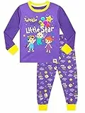 CoComelon Schlafanzung | Gute Passform Schlafanzug Mädchen | JJ Und YoYo Pyjama Mädchen | Schlafanzug Kinder, Schlanke Passform Violett 110