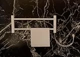 Elna Weiß Kompakter Handtuchheizkörper 35W – Elektrisch 210 x 530 mm – Wandmontage – Mini Heizkörper für Küche, Büro, Gästezimmer – Mit Timer & Thermostat – IP44 – Design Wandheizung