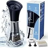 Ohrenschmalz Entferner Ohrenreiniger, Sicherer Ohrreiniger für Erwachsene mit Doppeltank und Smart Temperatursensor, Elektrischer Ohrenspülung Ear Cleaner IPX7 Wasserdicht Halbtransparent 3 Ohr Tipps
