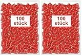Kondome 100 Stück Packung - Condoms für männer - Natürliches Empfinden - Extra dünne Kondome für intensives Empfinden beim gemeinsamen Liebesspiel- 53 mm breite - Condoms for Men (Packung mit 2)