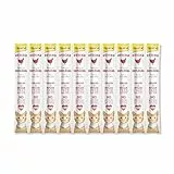 GimCat Sticks Geflügel - Softe Kaustangen mit hohem Fleischanteil und ohne Zuckerzusatz - 1 Multipack (10 Sticks)
