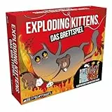 Exploding Kittens, Exploding Kittens: Das Brettspiel, Partyspiel, 2-6 Spieler, ab 7+ Jahren, 20 Minuten, Deutsch