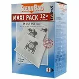 Scanpart Staubsaugerbeutel Maxi Pack M 158 MIE; wie Original Miele: G, H, N, Weiß