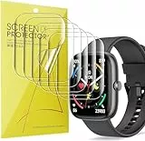 Blueshaweu Schutzfolie Kompatibel mit IDW29 1,83' Smartwatch, HD klar Flexible TPU Displayschutzfolie [6 Stück] Kompatibel für lukg IDW29 Smartwatch (Transparenz)