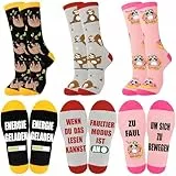 Belloxis Faultier Socken Faultier Geschenk Socken Damen 39 – 42