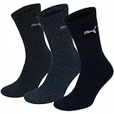 PUMA Herren Crew Socken, Marineblau, 43-46 EU