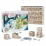 Ravensburger Puzzle-Adventskalender 12004246 24 Weihnachts-Puzzles mit je 54 Teilen, alle 24 Motive können nach Belieben aneinander gepuzzelt Werden, für Erwachsene und Kinder ab 12 Jahren