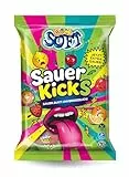 COOL Soft Sauer Kicks, fruchtig weiche Kaubonbons, extra sauer, 400g