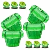 Seachrgif 25 Stück Schneckenkragen, Schneckenschutzring, Schneckenzaun und Schneckenabwehr bieten effektiven Schneckenschutz für Hochbeete Ihre Salat- und Kohlpflanzen in Hochbeeten