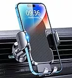 Glangeh Handyhalterung Auto Lüftung, Upgrade Hakenclip Handy Halterung Auto, 360° Drehbar KFZ Auto Handyhalterung mit EIN-Knopf-Release, Kompatibel mit iPhone 14 Pro Max, Alle 4-7' Smartphone