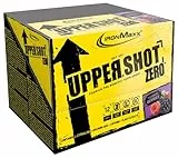 IronMaxx Upper Shot Zero - Wildberries 12x60ml | Pre-Workout Shot mit u.a. L-Arginin, L-Citrullin Malat, Taurin und Koffein | Zuckerfrei und in vielen Geschmacksrichtungen