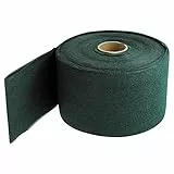 NOOR Sichtschutzstreifen TEXTIL für Doppelstabmattenzaun - schattierter Zaunsichtschutz Zaunblende Rolle grün 0,19x70 m - blickdichter winddurchlässiger Sichtschutz für Garten Terrasse