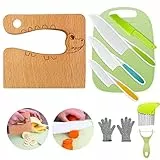 Goodchef Kindermesser Set 9-teiligs, Sicherheitsmesser für Kinder ab 2 Jahren, Montessori Küchenset mit Schneidemesser, Kinder Küchenutensilien für Lernen & Spielen(Krokodil)