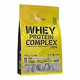 OLIMP SPORT NUTRITION- Whey Protein Complex 100%. Hochwertiges Protein Pulver aus Eiweißkombination von Molkeneiweißkonzentrat und Molkeneiweißisolat für den Muskelaufbau. Geschmack: Ice Coffee 700 g