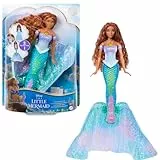 Mattel Disney Prinzessin Arielle Puppe, inspiriert vom Film The Little Mermaid, Verwandlung: Mensch-Meerjungfrau Spielzeug, beweglich, Disney Geschenke, Spielzeug ab 3 Jahre, HLX13