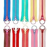 Harz Reißverschlüsse, 10 stücke Nähreißverschlüsse Unsichtbar,30cm Reißverschlüsse,Coil Reißverschlüsse,Bunten Reißverschluss, für Schneider,NähenTasche,Kleidung