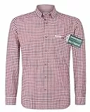 Stockerpoint Campos3 Herren Trachtenhemd, Bordeaux, XL