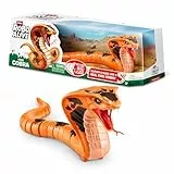ROBO ALIVE King Cobra von ZURU, Spielzeug-Schlange batteriebetrieben, realistische Schlangenmerkmale