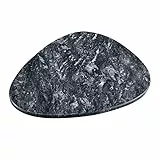 Kesper Servierplatte aus Marmor, Farbe: Grau, Maße: 25x25 cm, 38420
