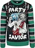 Savior Christmas Sweater Black/x-masgreen L
