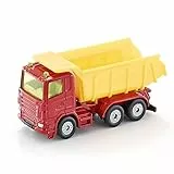 siku 1075, LKW mit Kippmulde, Metall/Kunststoff, Rot/Gelb, Kippbare Mulde