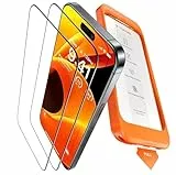 TORRAS für iPhone 16 Pro für Panzerglas [Full Screen] TOP Bruchsicherheit Folie für iPhone 16 Pro Schutzfolie 9H+ Schutzglas [Auto-Installation] Anti-Fingerabdruck, 2 Stück
