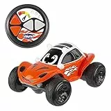 Chicco Happy Buggy Funkgesteuertes Kinderauto,mit intuitiver Funksteuerung & extra großen Rädern zum Fahren auf Allen Untergründen in 4 Richtungen, spritziges Design,Spiele für Kinder von 2-6 Jahren