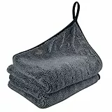 Geentargetel 2 Stück Waterjake Ultra-Wipes Trockentuch Dusche, Microfibre Car Cleaning Cloth, Auto Trockentuch Water Jake Wundertuch Mikrofasertücher (40 * 60cm)