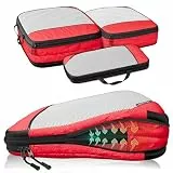 Reise-Organizer mit Kompression für Koffer und Rucksack, 3 pièces