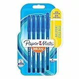 Paper Mate InkJoy 100ST Kugelschreiber | feine Spitze (0,7 mm) | Blau | 5 Stück