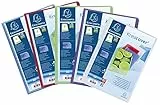 Exacompta 5739E 12er Pack Sichtmappe KeaCover aus Kunststoff DIN A4 mit 30 Klarsichthüllen, 60 Sichten, perfekt für die Schule und das Büro Aktenhülle, Prospekthülle, farbig sortiert