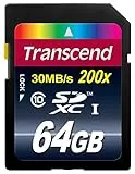Transcend Extreme-Speed SDHC Class 10 Speicherkarte (bis 30MB/s Lesen)