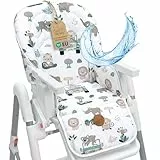 Sitzverkleinerer für Hochstuhl Baby Sitzkissen Stuhl - Kinder Sitzauflage für Ikea Peg Perego Kinderhochstuhl Chair Cover für Kinderstuhl Babystuhl und Hochstühle Zertifikat Oeko-Tex Afrika