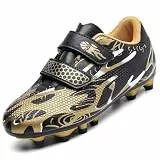 Unitysow Fußballschuhe Jungen Professionelle Fussballschuhe Kinder Athletics Trainingsschuhe Sportschuhe Mädchen Outdoor Spikes Football Schuhe,Gelb,Gr.29