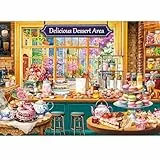 HUADADA Puzzle 1000 Teile Dessertladen,Puzzle 1000 Teile Erwachsene,Klassische Puzzle Geschenk